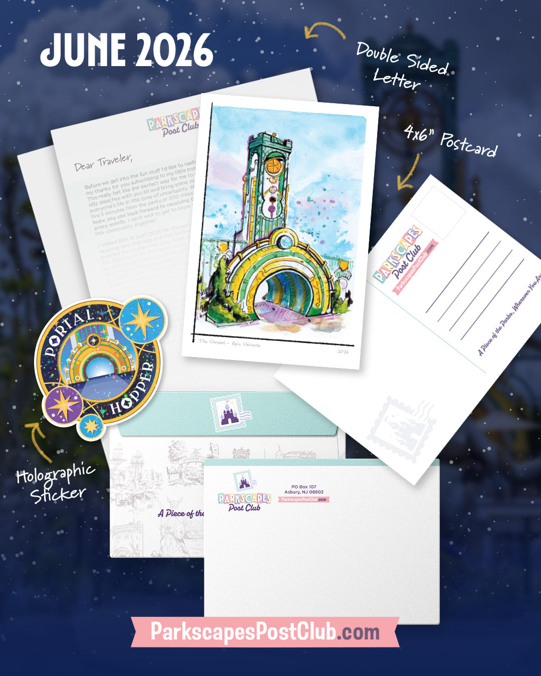 Parkscapes Post Club Monthly Subscription
